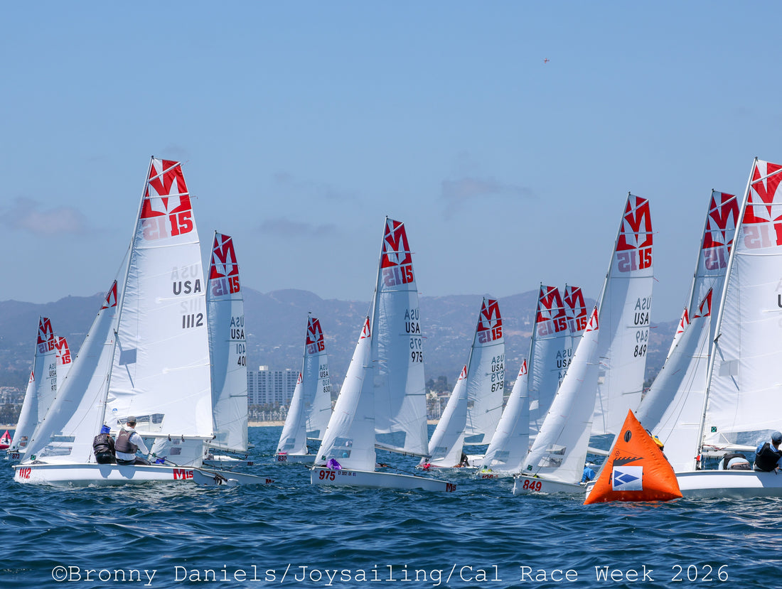 15 Boats Take on Light Air and Strong Current at Cal Race Week